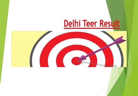 delhi teer result